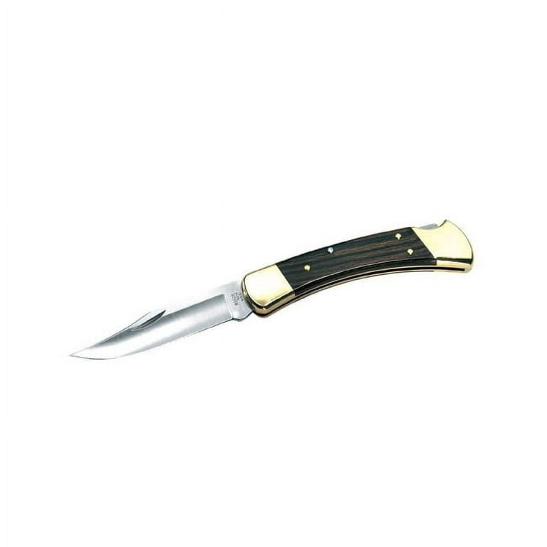 Buck Knives 110 Famous Folding Hunter Knife with Genuine Leather