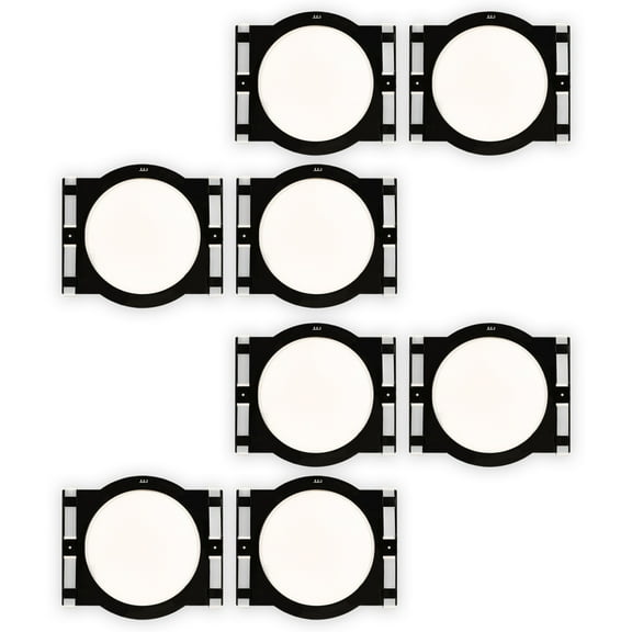Theater Solutions RK6C In Ceiling Installation Rough In Kit for 6.5" Speakers 4 Pair Pack