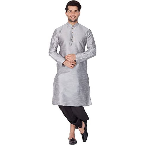 Royal Kurta Men's Cotton Regular Kurta (38, Pink)