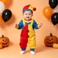 thumbnail image 2 of OJSFQUFP Todder Halloween Dress-Up Clown Clothes Dress Up Circus Clown Carnival Boys Clothing Performance Cos Clothing Halloween Party, 2 of 4