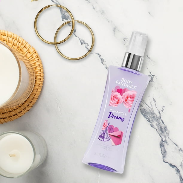 Body Fantasies Romance & Dreams Body Spray for Women, 3.2 fl