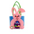 thumbnail image 2 of Easter Gift Bag with Handles, Bunny Ear Eggs Carrot Rabbit Basket Candy Cookies Bags for Happy Easter Party Decor Holiday Baking Packing Supplies, 2 of 3