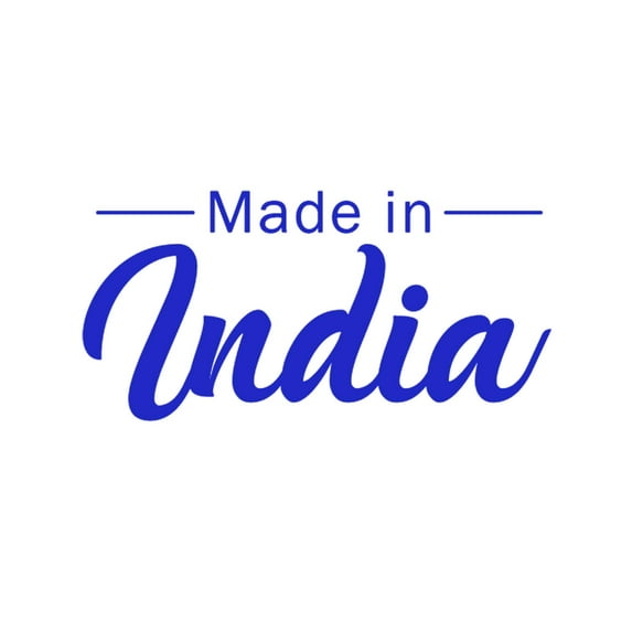 Printtoo Made In India Self Inking Rubber Stamp Pre-Inked Office Stamp- Home Office Business Stationery, 47 x 20 mm Blue