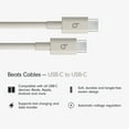 thumbnail image 2 of Beats USB-C to USB-C Woven Cable (1.5 m / 5 ft) - Surge Stone, 2 of 7