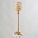 thumbnail image 3 of Candelabro Dorado de Cristal de Estilo Europeo, Soporte para , Hogar, Dormitorio, Restaurantes, Sala de Estar, Candelabro 41cm Baoblaze candelabros de escritorio de cristal, 3 of 8