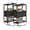 Black, variant on 2 Pack Narrow Side Table With Drawer Multifunctional Nightstand For Living Room Bedroom