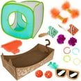 thumbnail image 3 of Kitty City, Cat Toys, Deluxe Cat Toy Box, Multi- Color, 15 Piece Set, 3 of 11