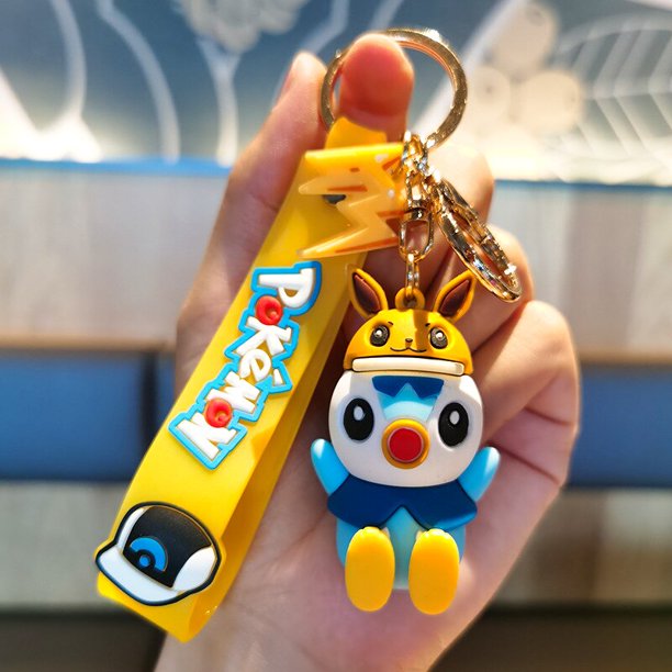LLavero de Pokémon de dibujos animados de Anime Kawaii, lindo llavero de coche de Pikachu, llavero de mochila, adornos colgantes, regalos de joyería para amigos, nuevo YAOSANBAO BAO unisex