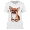 thumbnail image 1 of Smiley Chihuahua Puppy T-Shirt Women -Image by Shutterstock, Female Large, 1 of 2