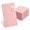 100pcs- Pink, variant on 100Pcs-Purple 2-Ply Scalloped Disposable Paper Guest Towel Napkins