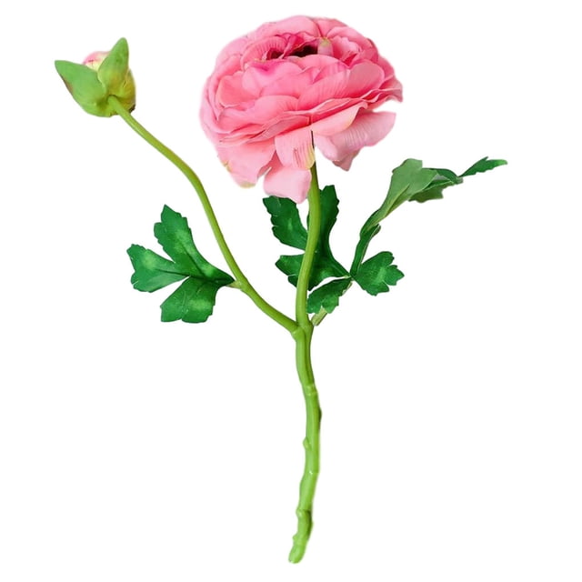 Yuarrent Ramo de Camelia Artificial de 2 cabezas simulación hogar jardín decoración boda banquete fiesta DIY Decoración Accesorios Flores artificiales rosado Yuarrent HA8264-09B