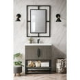 thumbnail image 6 of James Martin Vanities 31.5" Single Vanity, Ash Gray, Matte Black, w/ White Glossy Composite Stone Top, 6 of 6
