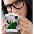 thumbnail image 2 of 3drose, Holland, Lisse, Keukenhof Gardens. Pink Tulips., 11oz Magic Transforming Mug, 2 of 7