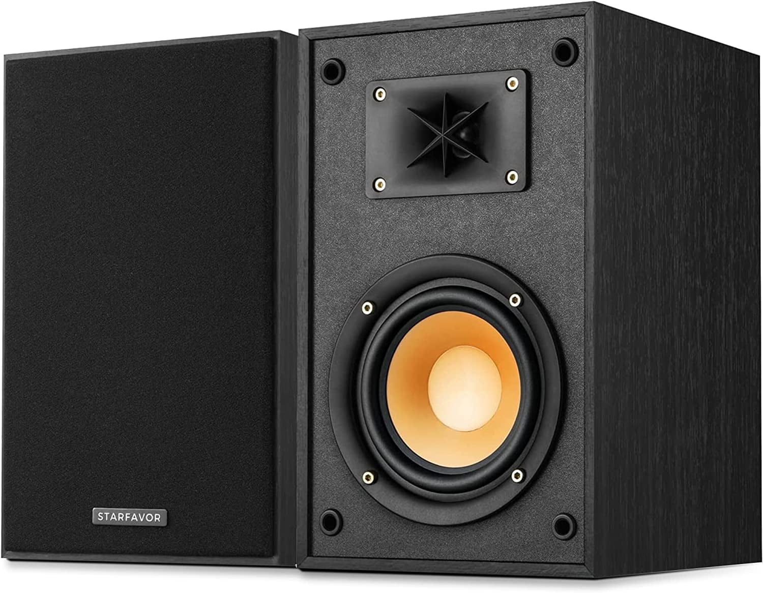 Buy Passive Bookshelf Speakers Pair, LWLIUANG 2Way Home Stereo