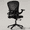 Black, variant on HomeZeer Ergonomic Office Chair, Mesh Back Desk Chair with Flip up arms, Swivel Computer Chair with Lumbar Support, Black Fabric, 300lb