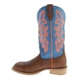 thumbnail image 2 of Men's Twisted X MHY0004 Hooey Cognac Bullhide/Neon Blue 14 2E, 2 of 6