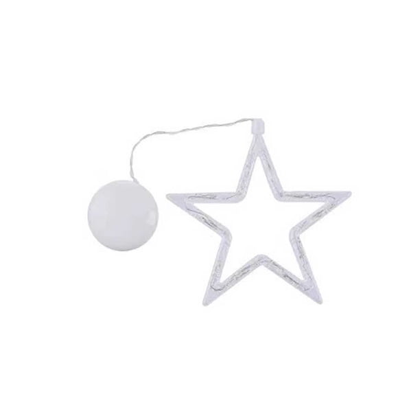Yuarrent Guirnalda de luces navideñas para decoración, tira de ambientes, lámpara de noche, adorno, diseño de fiesta, accesorios para el hogar, Kits de decoración para fiestas Estrella Yuarrent HA070517-07B