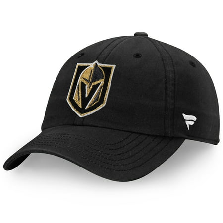 Vegas Golden Knights Fanatics Branded Helmet Core Fundamental Adjustable Hat - Black - OSFA