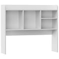 thumbnail image 3 of ZENSTYLE Freestanding Desk Organizer Tabletop Bookshelf with 4 Shelves Wood Frame White, 3 of 9