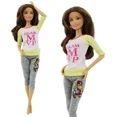 thumbnail image 1 of Fashion Casual Daily Wear Barbie Doll Suit , Tank Top Skirt Pants Dress Doll Clothing Accessories, Christmas Birthday Party Gifts For GirlsW035-BNosize Gao Jinjia unisex, 1 of 2