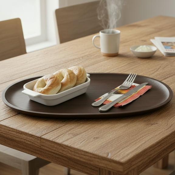 Woodard & Charles Extra Large Oval Serving Tray, 12" x 18"