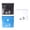 Three colors, variant on Leakproof PVC Pocket Ashtray Ashes Pouches Compact Design Outdoor Travel Essential Ashes Container for Camping Hiking 3P