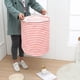 thumbnail image 3 of Cesta Para La Ropa Sucia, Cesta Para Ropa Sucia A Rayas, Multifuncional Para Dormitorio, 3 of 7