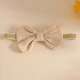 thumbnail image 3 of Kaprioy Baby Girl Clothes Ribbed Sleeve Letter mommy's beslie i got it from my mama Romper Top Leopard Ruffle Shorts Bow Headband Infant Summer Outfits 3Pcs Set, 3 of 5