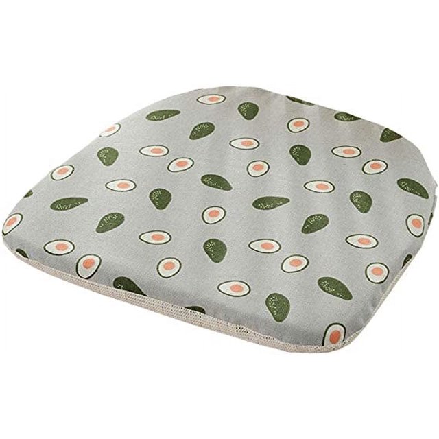 Granjero Gordo Cojines de algodón para silla de comedor y cocina (aguacate, juego de 4)