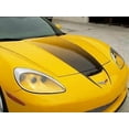thumbnail image 5 of 2pcs Headlight Eyebrow Kit for 2005-2013 Corvette C6 Polished Chrome-Plated ABS, 5 of 6