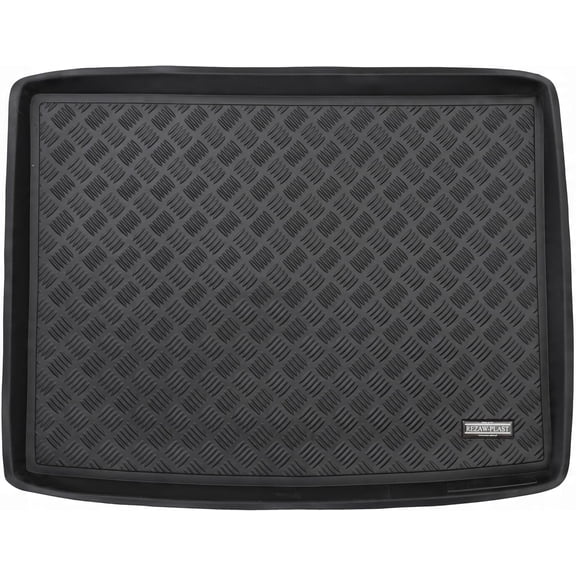 Rezaw-Plast Custom Fit Trunk Mat for Jeep Renegade 2016 2017 2018 2019 2020 2021 2022 2023 2024 2025 – PE Rubber Boot Liner, Raised Edges, Odorless, Anti-Slip, All-Weather Black Cargo Protector