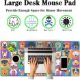 thumbnail image 2 of Gaming Pad Long Mousepad, Extra Large Mouse Pads Desk Mouse Pad, Mouse Pad Big Non-Slip Rubber Base Waterproof with Stitched Edges, 35.4 X 15.7 inch for Work/Game/Office/Home Portrait Puppy, 2 of 6