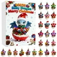 thumbnail image 3 of TIELUTT Xmas 2D Cartoon Hanging Ornament Advent Calendar 24Pcs Cute Funny Xmas Pendant Countdown Calendar Mixer Timer Stop Watch with Timer Big Timer Clock for Garage Retirement Clock Countdown Boxin, 3 of 8