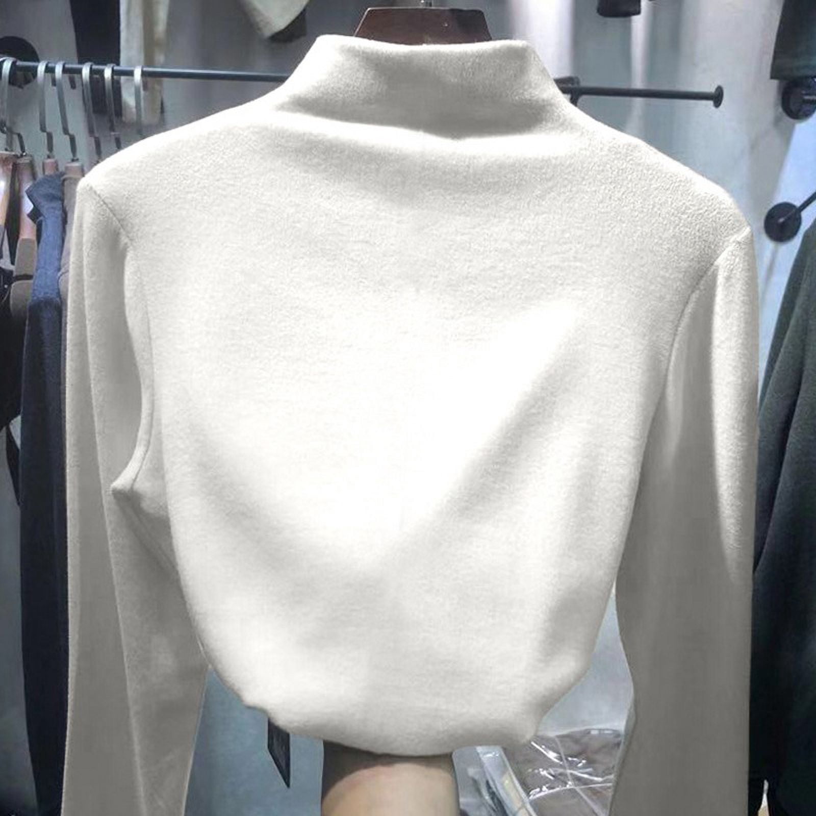 cute white turtleneck