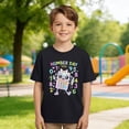 thumbnail image 2 of XEGLSBU Shirts for Girls 12-14 Winter Kids Graphic Print Short Sleeve T Shirt Casual Comfortable Tee for Girls Boys Daily Wear Black Size 10-11 Years, 2 of 6