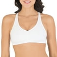 thumbnail image 4 of Fruit of the Loom Women's Shirred Front Racerback Sports Bra, Style-90011, 3-Pack, 4 of 5