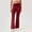 Wine, variant on Qulqfy Bootcut Women's 2025 Yoga Red Flare Stretchy Loose Fit High Waisted Workout Pants Scrubs Pants for Women XXL