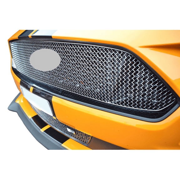 Ford Mustang GT Facelift - Front Grill Set - Silver finish (2018 -)