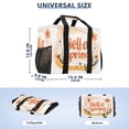 thumbnail image 3 of Large Hand-Held Storage Bag Kitchen Reusable Grocery Bags， Travel Tote Bags， Waterproof Tote，Laundry Bag，Beach Bag， Pool Bag Hello Spring Pattern, 3 of 8