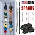 thumbnail image 3 of Hat Rack Organizer Baseball Holder Storage Cap Hanger Door Wall Coat Caps Stand, 3 of 6