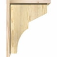 thumbnail image 3 of 8"W x 14"D x 18"H Monterey Rough Sawn Corbel w/Backplate, Douglas Fir, 3 of 9