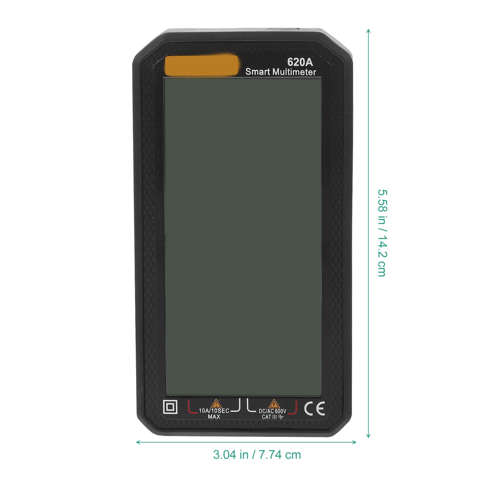 FOMIYES Portable Handheld Digital Multimeter with Protective Cover for Accurate Home and Electrical Testing