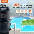 thumbnail image 2 of VEVOR Pool Cartridge Filter In/Above Ground Swimming Pool Filtration 325Sq.Ft, 2 of 9