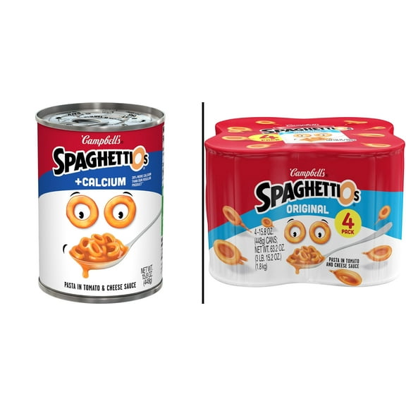 SpaghettiOs Original Past, 15.8 oz & SpaghettiOs Original Pasta 15.8 oz 4-Pack