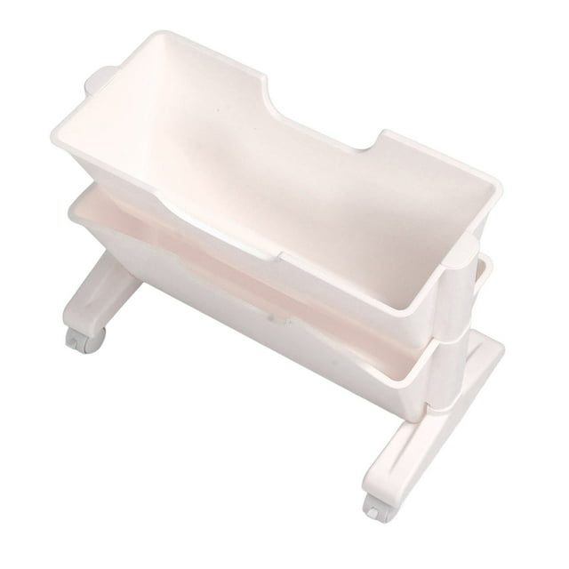 Removable Small Bookcase,Double Layer Movable Deskside Removable Desk Shelf Removable Book Shelf Unrivaled Performance