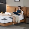 thumbnail image 7 of Full Size Mattress, 10 Inch Luxury Full Mattress in a Box, Cooling Memory Foam Mattresses with Individual Pocket Coils, Pressure Relief, Medium Firm, Fiberglass Free, 365-Night Trial, 7 of 7