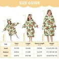 thumbnail image 3 of joogoo Wearable Blanket Hoodie for Cherry Fruit Flannel Sherpa Pocket 3-14 YR S, 3 of 7