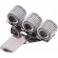 thumbnail image 2 of Portalápices de metal de tres orificios de primera calidad con clip de bolsillo para bloc de notas y portapapeles con resorte, adecuado para casi cualquier tamaño de bolígrafo, portalápices de metal d, 2 of 5