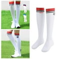 thumbnail image 5 of of Women's Golf Socks Cotton White Stockings Overknee for Women Stripes, 5 of 10