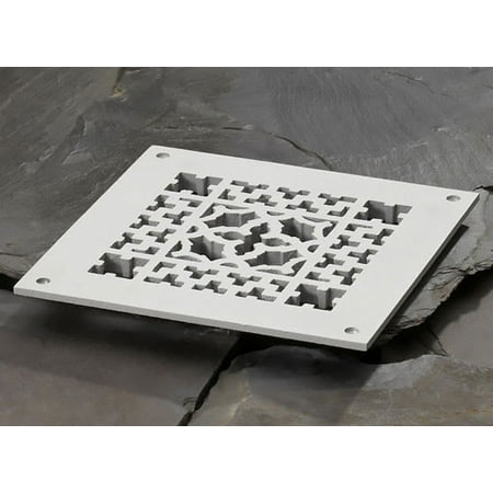 

Reggio Registers 808-Ah Scroll Series 8 X 8 Grille - Grey